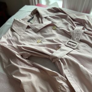 French Connection Light Pink Trench Coat